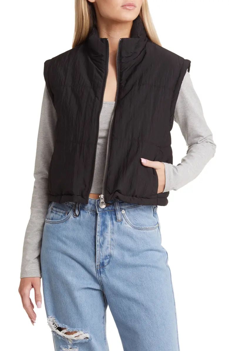 Cropped Puffer Vest | Nordstrom