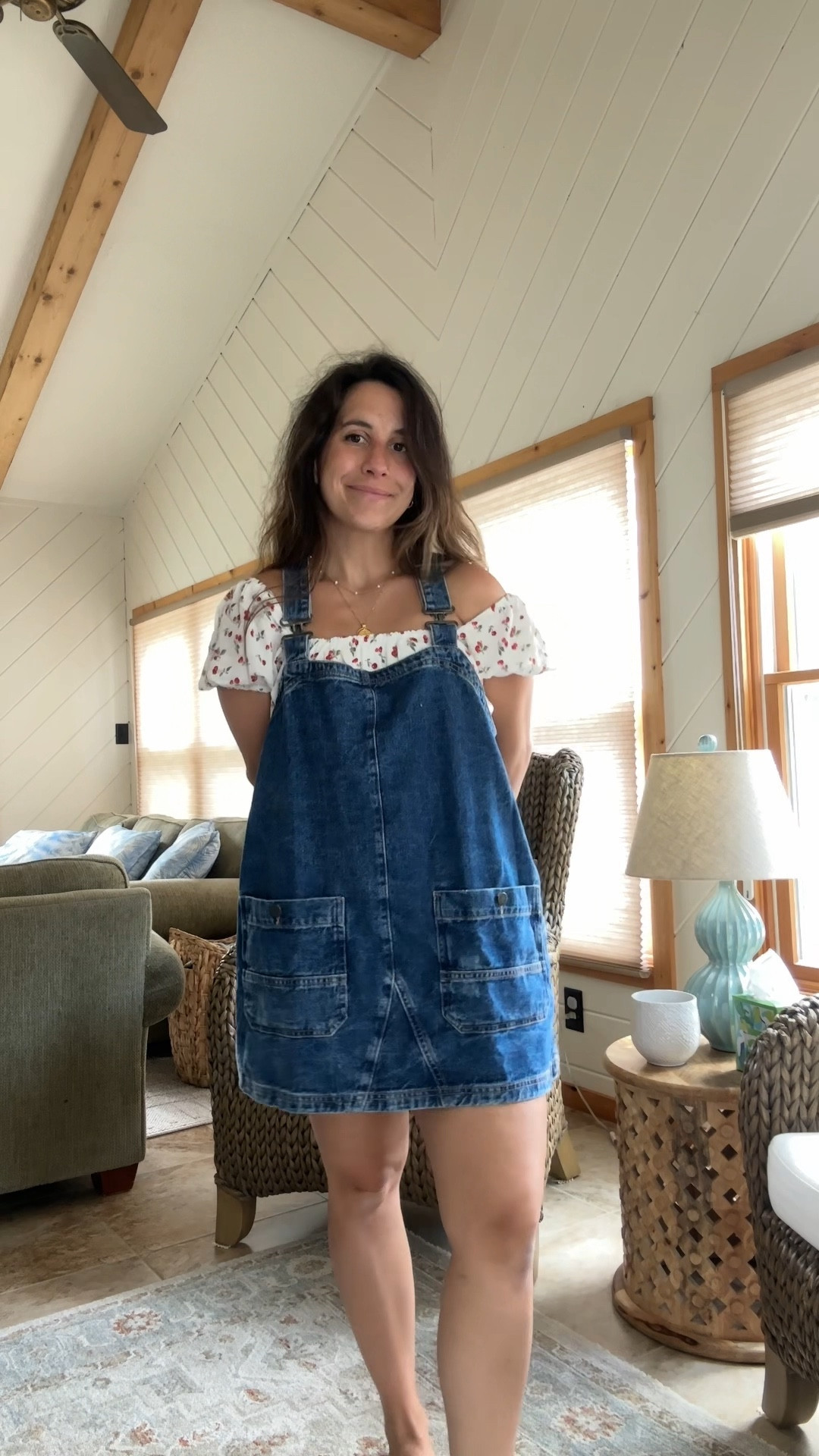 Denim overalls dress! Just the cutest summer dress you will get compliments all the time! 

Free People / Summer dress / denim dress / country concert outfit 

#LTKFindsUnder100 #LTKSeasonal