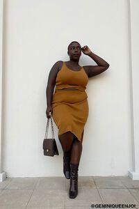 Plus Size Sweater-Knit Crop Top & Skirt Set | Forever 21 (US)