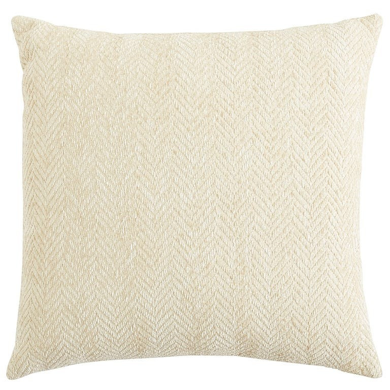 Herringbone Chenille Ivory Pillow | Pier 1 Imports