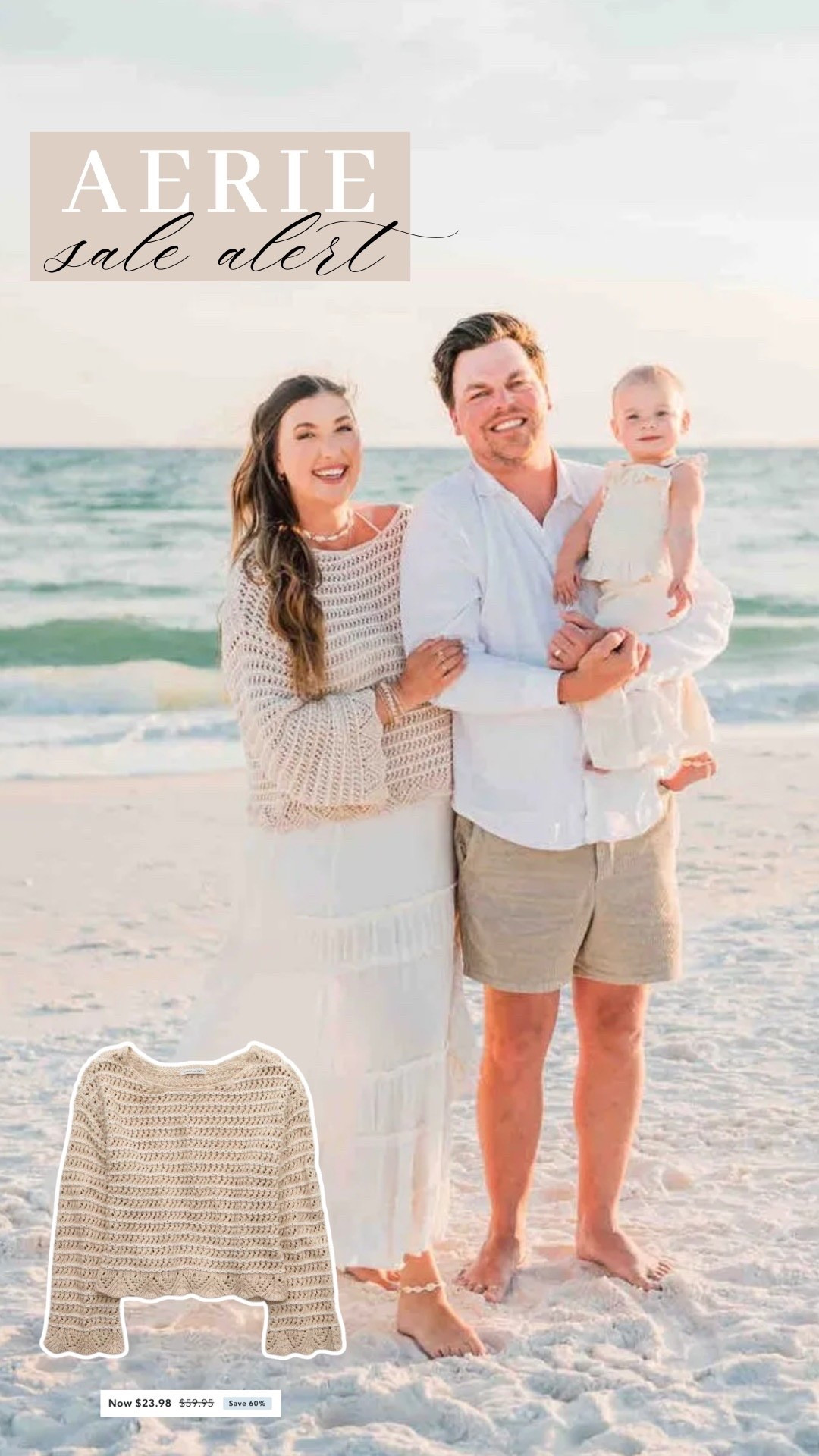 Aerie Sale alert! The easiest sweater to dress up and down, and even cute as a swim coverup!  

#LTKSeasonal #LTKSaleAlert #LTKStyleTip