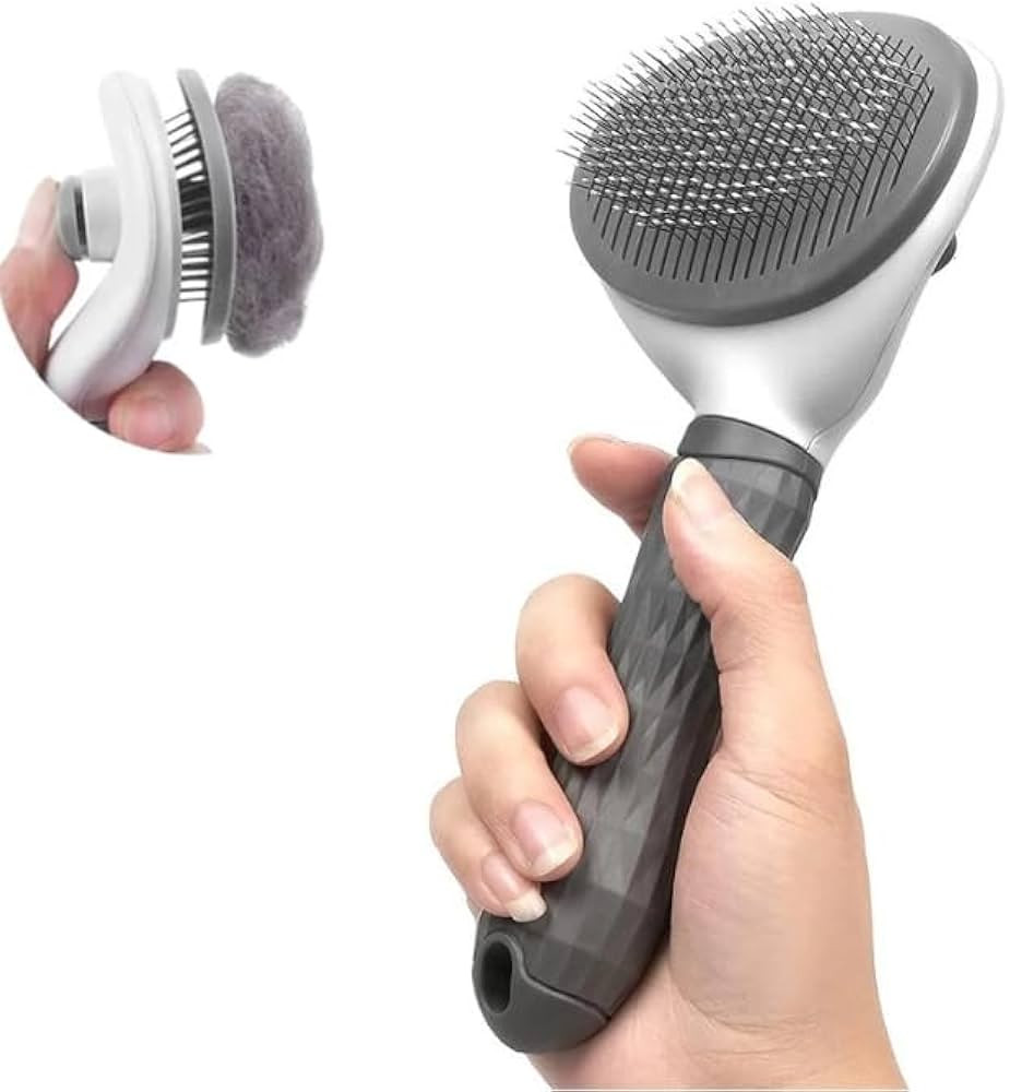 Escova Rasqueadeira Tira Pelos Pet Cães e Gatos (Azul) | Amazon (BR)