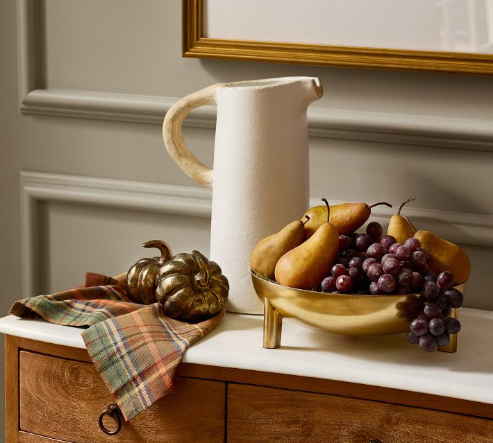 Brass Footed Decorative Bowl | Pottery Barn (US)