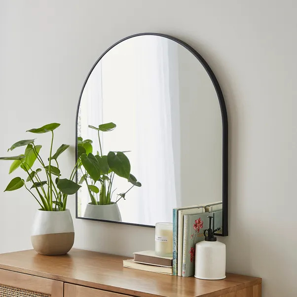 Essentials Arched Overmantel Wall Mirror | Dunelm (migrated)