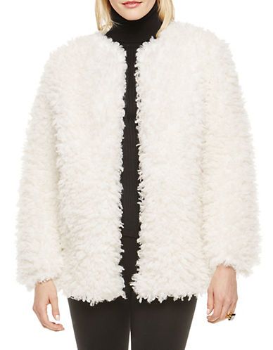 Curly Faux Fur Jacket | Lord & Taylor