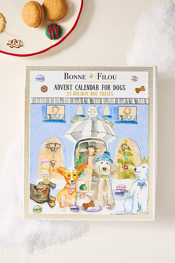 Bonne et Filou 24 Holiday Treats Advent Calendar for Dogs | Anthropologie (US)