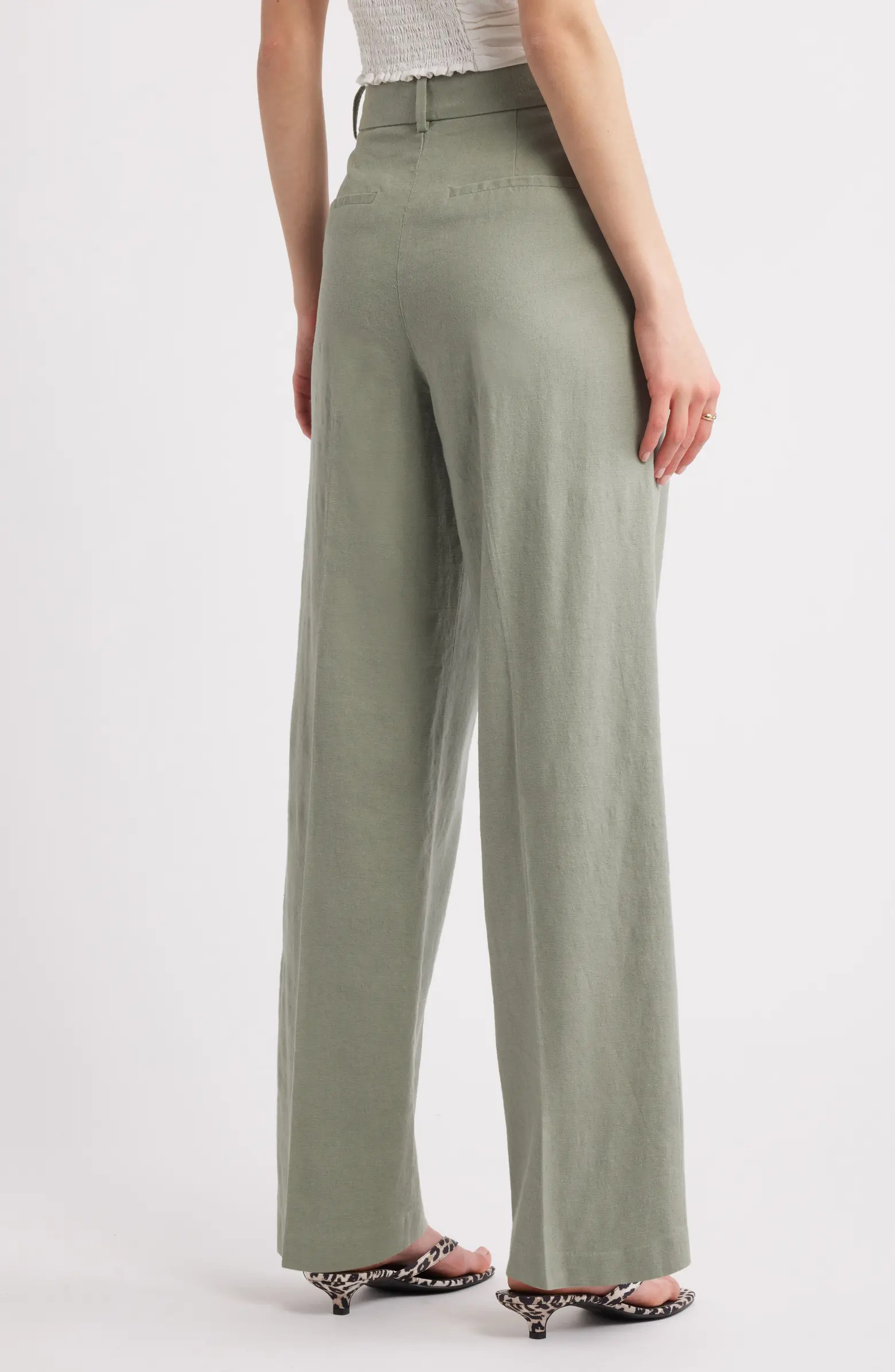 Everyday Linen Blend Pants | Nordstrom