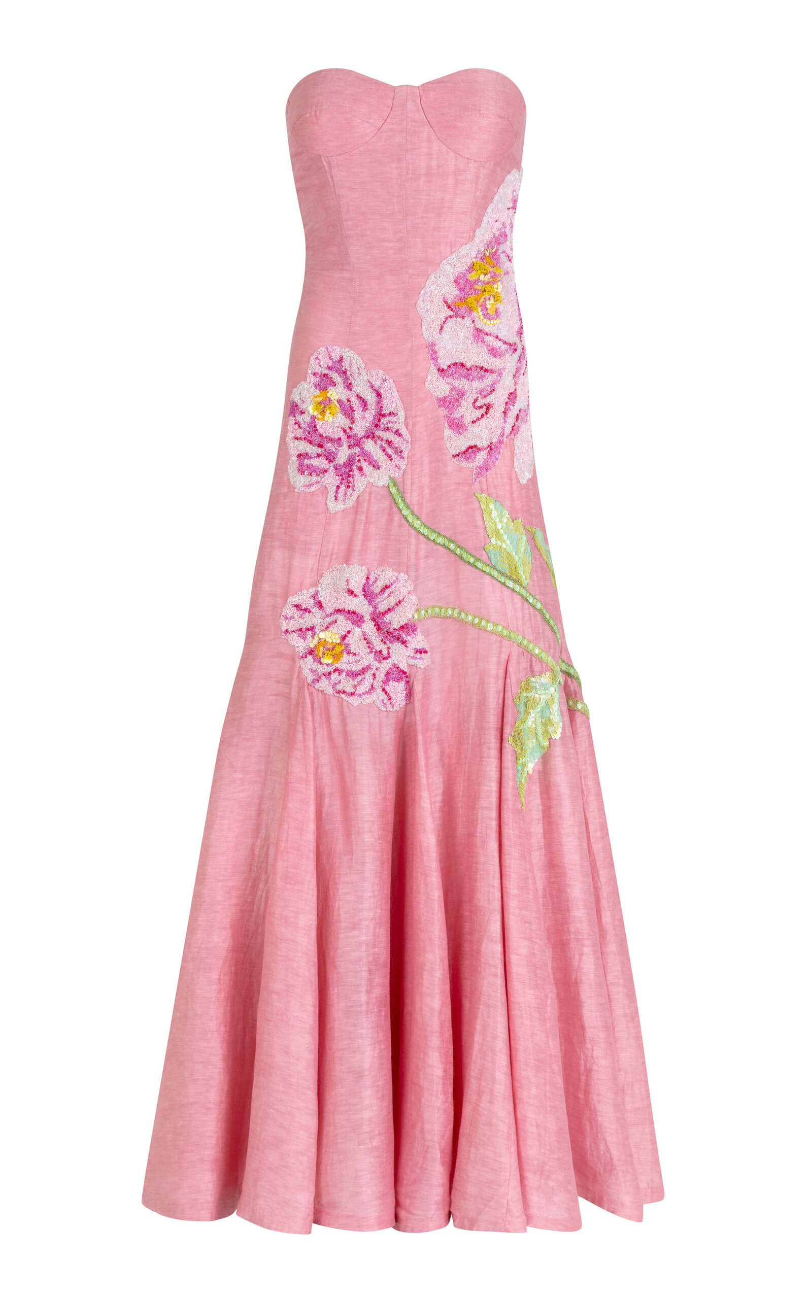 La Fuori - Peony Petaleeza Corset Gown - Pink - M - Moda Operandi | Moda Operandi (Global)
