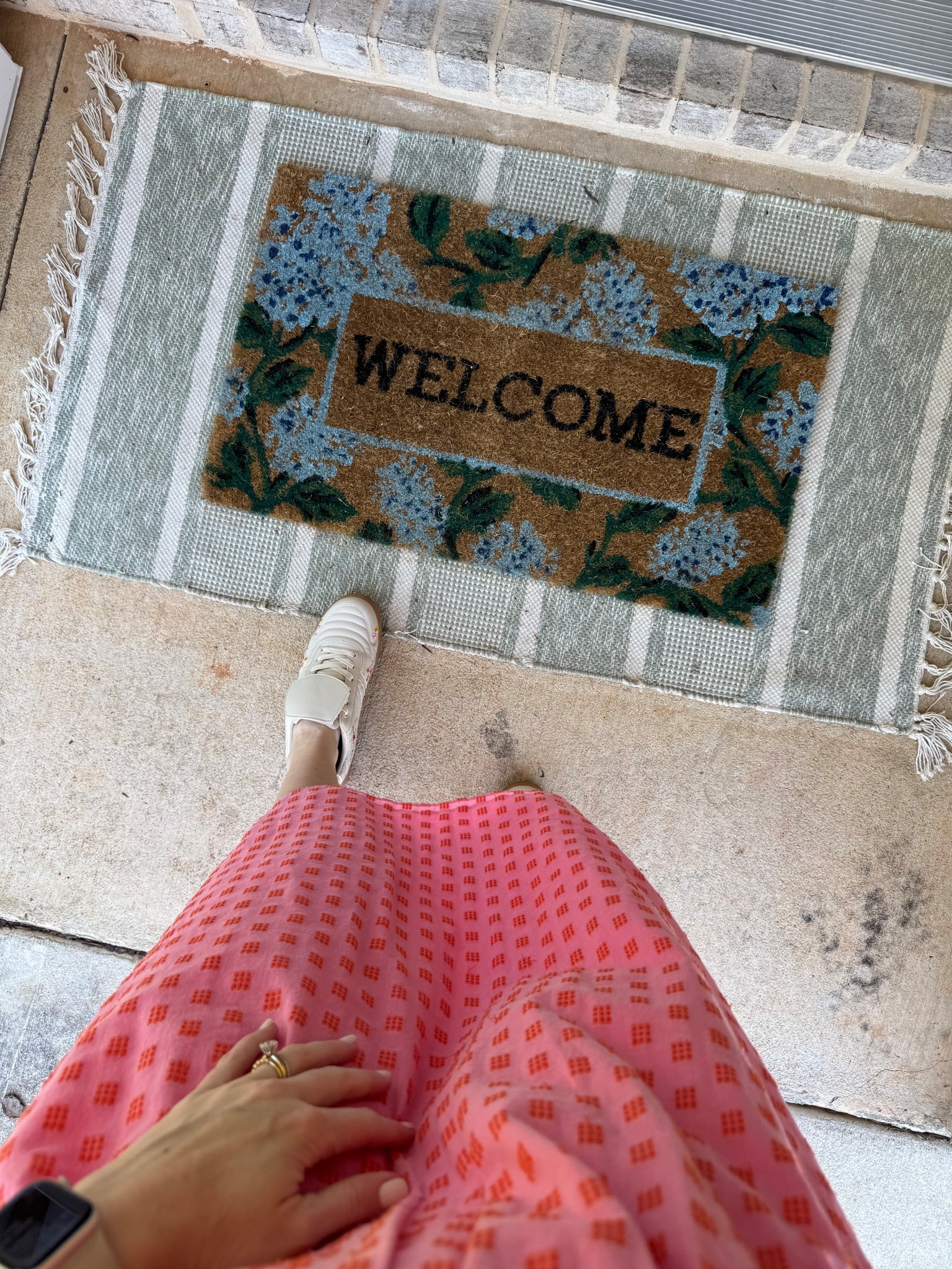 Found a cutie welcome mat for your front porch glow up! 

#LTKmomlife #LTKHome
