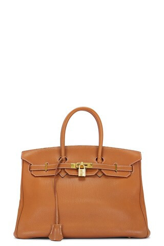 Hermes Togo Birkin 35 Handbag in Brown | FWRD 