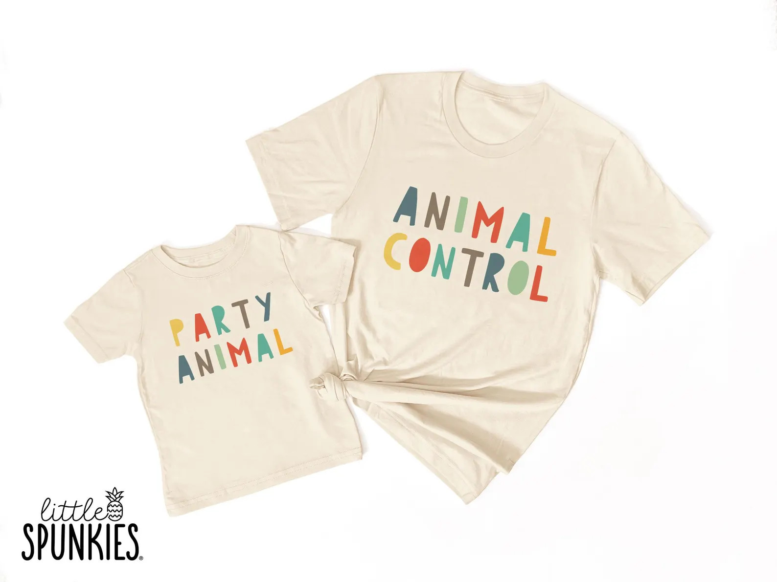 Funny Party Animal T-Shirts: Matching Family Safari Zoo Birthday - NL14520 | Etsy (Global)