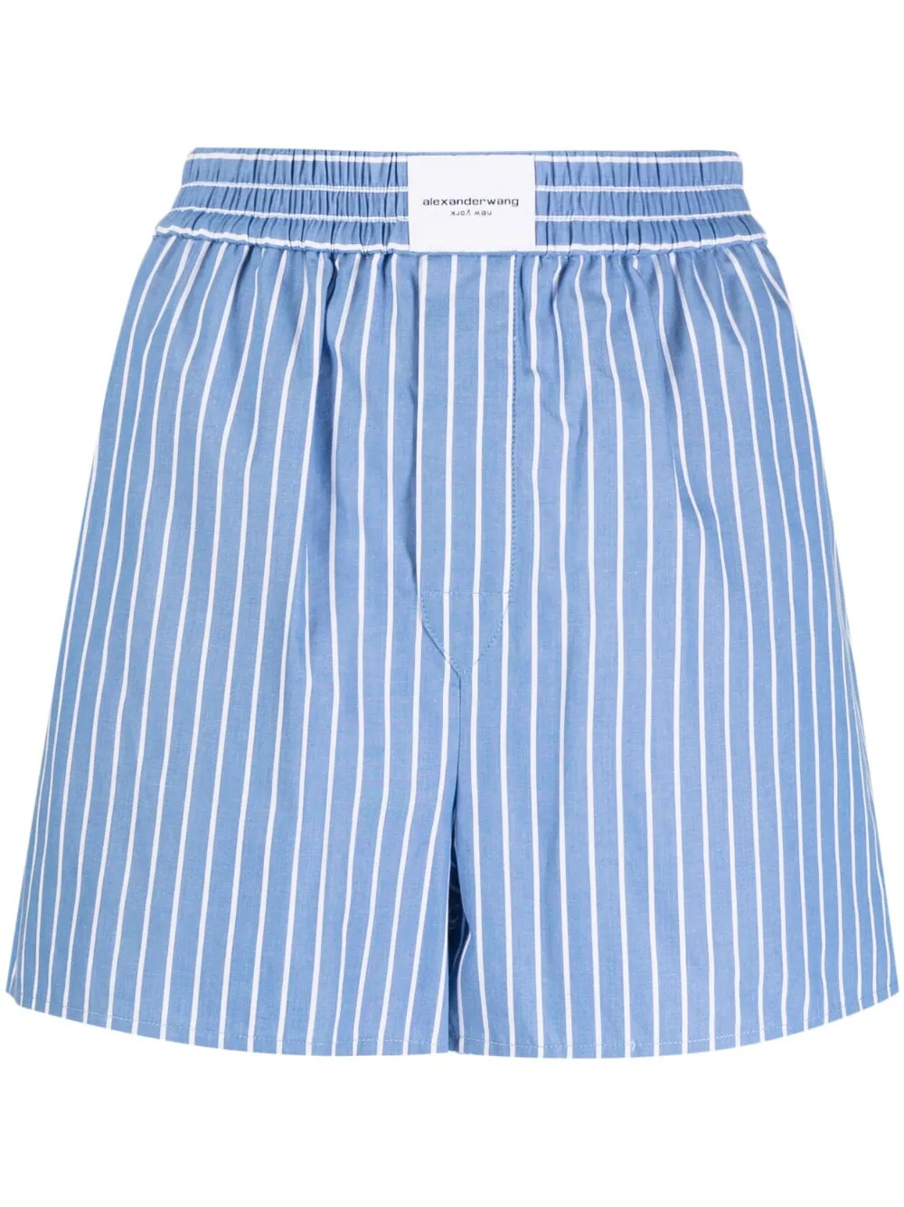 Alexander Wang Striped Boxer Shorts - Farfetch | Farfetch Global