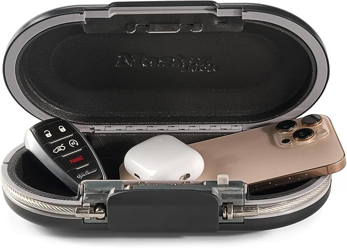 Master Lock Portable Small Lock Box, Set Your Own Combination Lock Portable Safe, Personal Travel... | Amazon (US)
