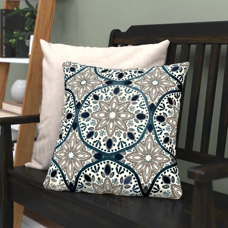 Liz Geometric Indoor/Outdoor Throw Pillow | Wayfair North America