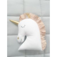 Unicorn Cushion Pillow - Nursery Decor Baby Shower Kids Pillows New Gift Throw Boy Girl | Etsy (US)