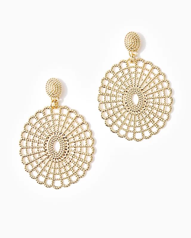 Lilly Lace Statement Earrings | Lilly Pulitzer