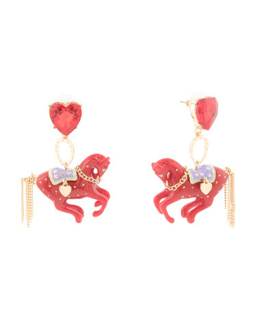 Year Of The Horse Drop Earrings | TJ Maxx