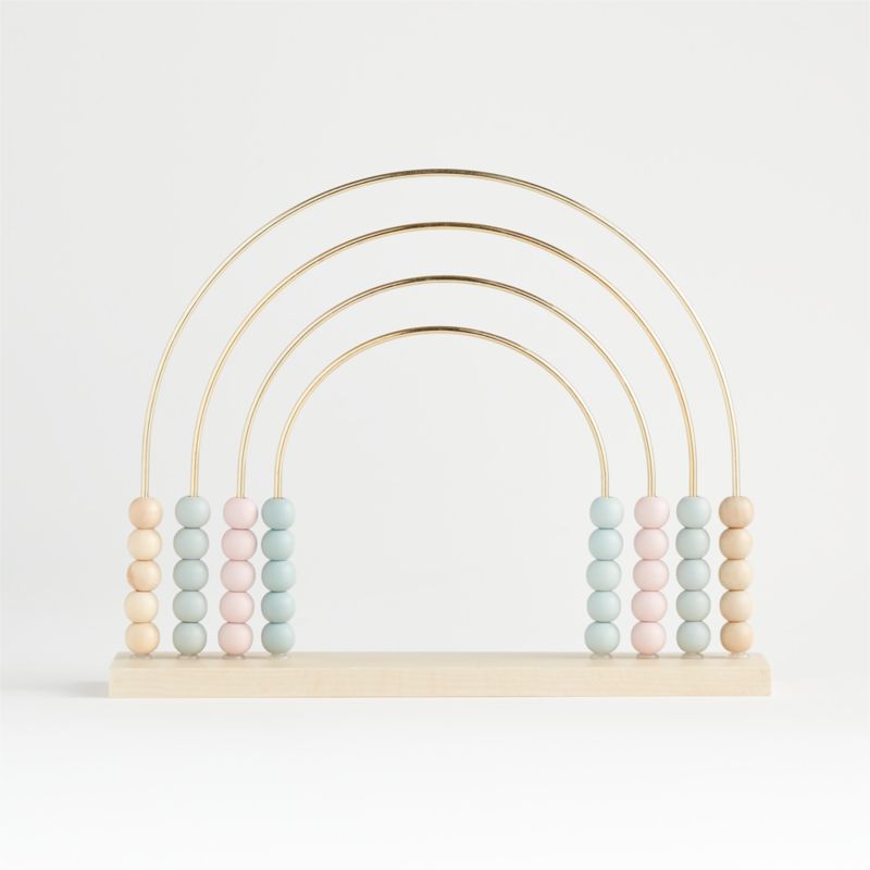 OYOY Rainbow Abacus | Crate and Barrel | Crate & Barrel