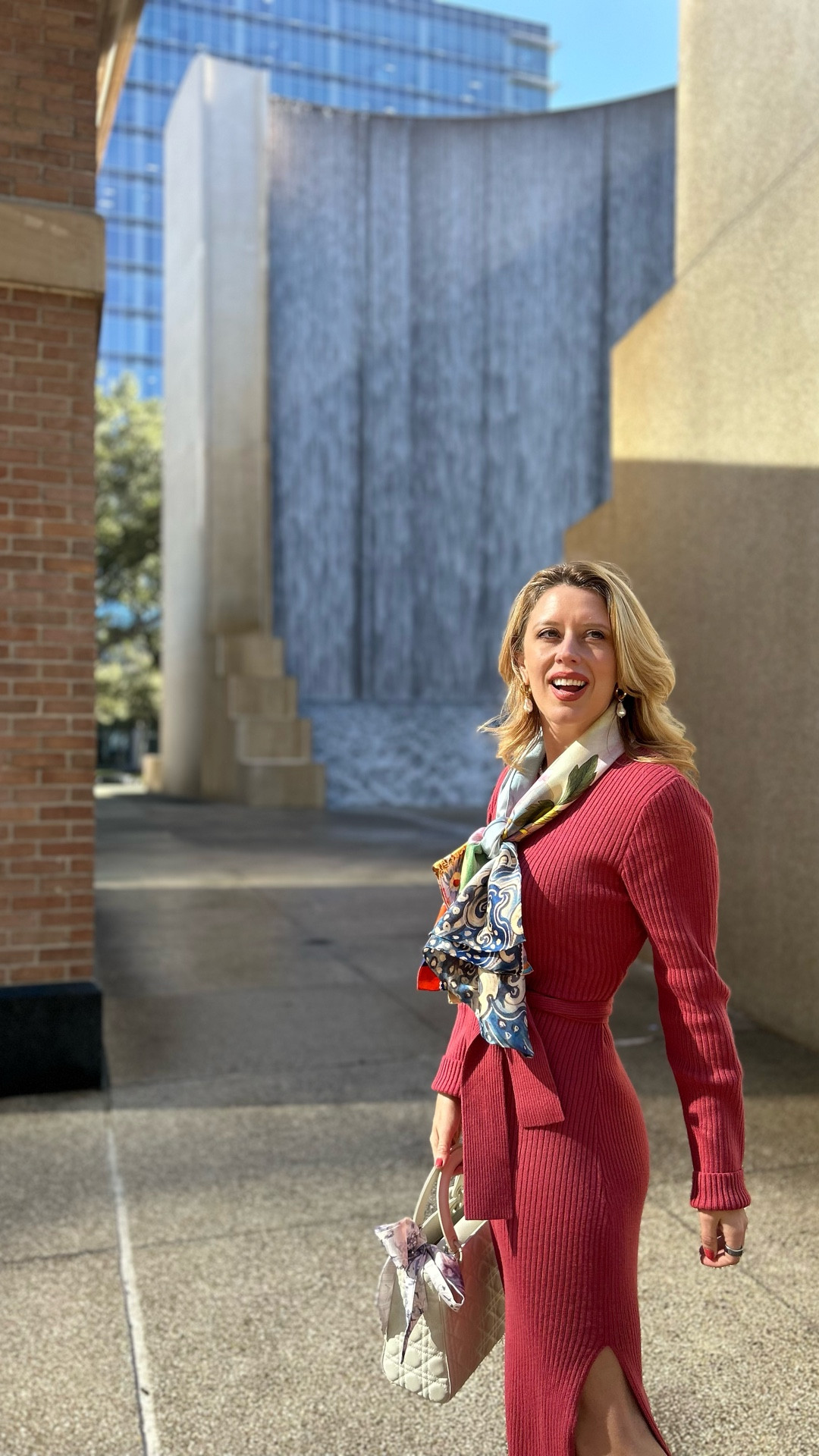 Desert rose knit, cream bag, classic pumps, pearls, and silk—intentional layers that elevate your entire presence without trying too hard.
Linked here for a refined daily uniform.

#LTKWorkwear #LTKdayinmylife #LTKootd