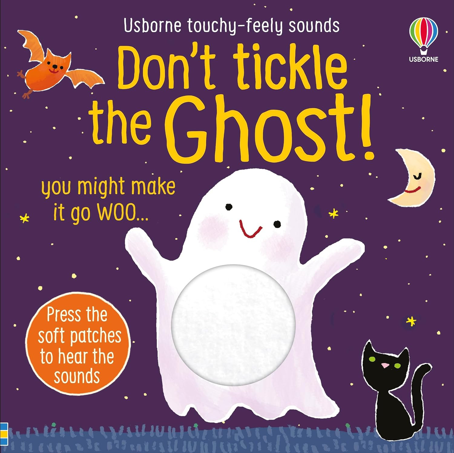 Don't Tickle the Ghost!: A Delightful Touch-and-Feel Halloween Adventure with Fun Sounds, Discover the Magic of Spooky Sounds! (DON'T TICKLE Touchy Feely Sound Books) | Amazon (US)