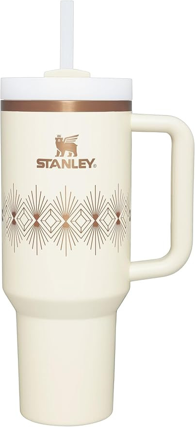STANLEY Quencher H2.0 Tumbler with Handle & Straw 40 oz Deco Collection | Twist On 3-Way Lid | Cu... | Amazon (US)