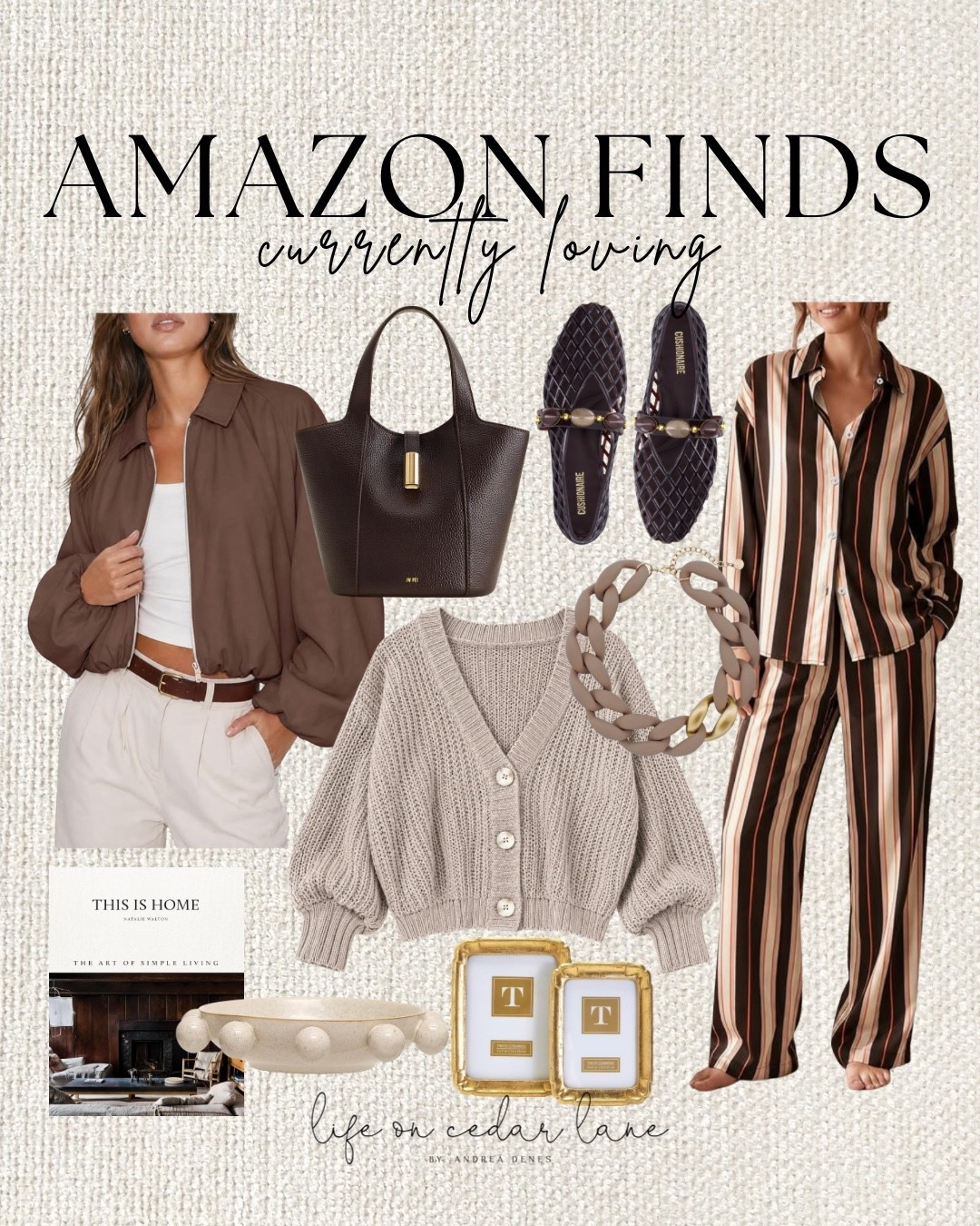 Loving these cozy finds from Amazon! Perfect for relaxing at home. #fallvibes #amazonstyle