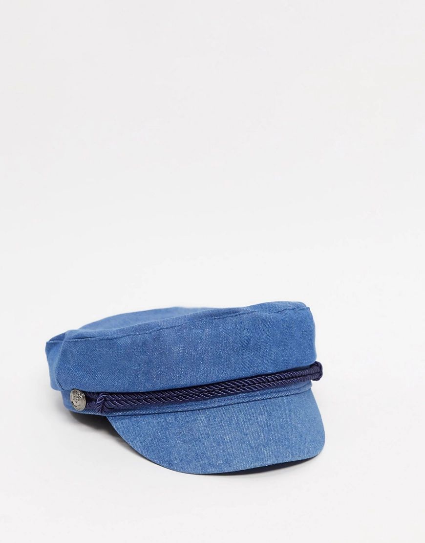 My Accessories London baker boy in denim-Blue | ASOS (Global)