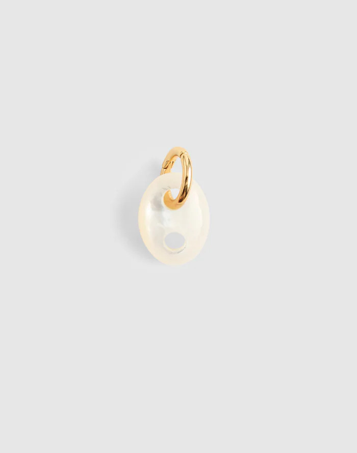 Mother-of-Pearl Mariner Link Charm | Madewell