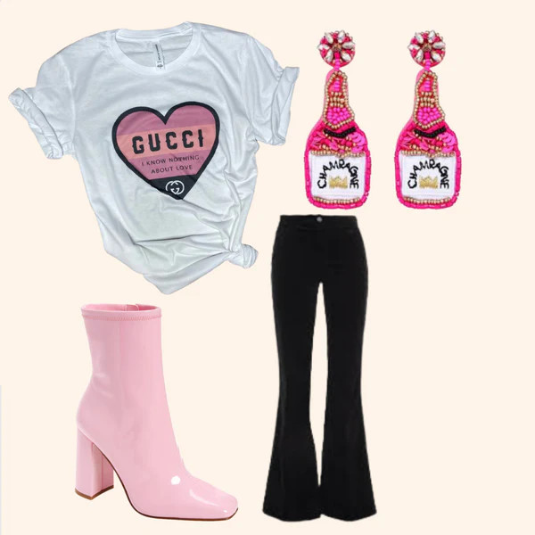 Nothing to do with Love T-shirt (Vintage Feel) PINK | Sassy Queen