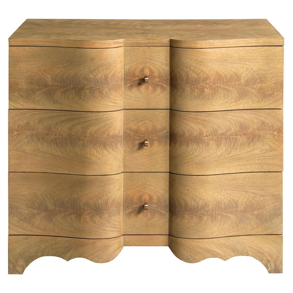 Cumberbund Updated Traditional Auden Brown Wood Bachelor Chest | Kathy Kuo Home