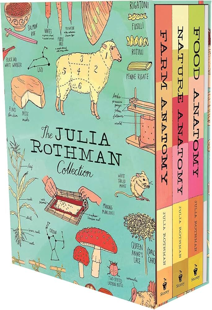 The Julia Rothman Collection: Farm Anatomy, Nature Anatomy, and Food Anatomy | Amazon (US)