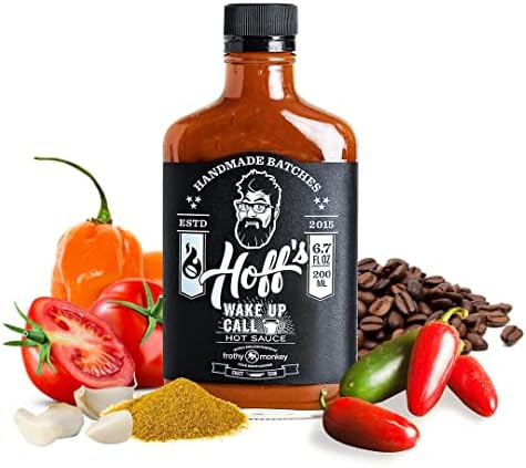 Hoff & Pepper Wake Up Call Blended Cold Brew Coffee + Fresh Chilis + Gourmet Seasoning Handmade T... | Amazon (US)