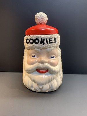 Vintage 1970s Ceramic Santa Claus Cookie Jar. Looks Like Empire Blow Mold. Rare! | eBay US