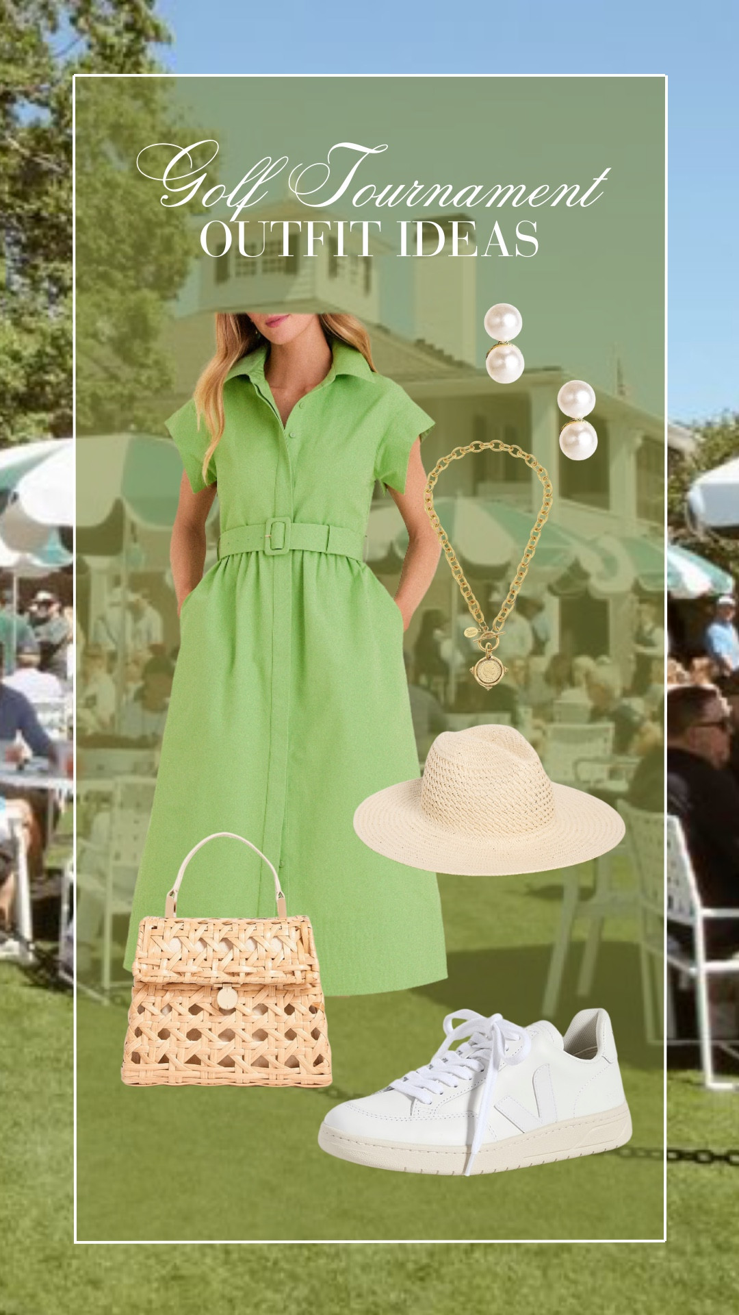 Golf tournament outfit idea!

Masters outfit // golf tournament outfit idea 