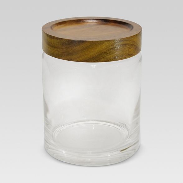 Canister Acacia/Glass Medium - Threshold™ | Target