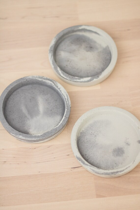 Small Handmade Concrete Tray | Soap Dispenser Tray | Etsy (US)