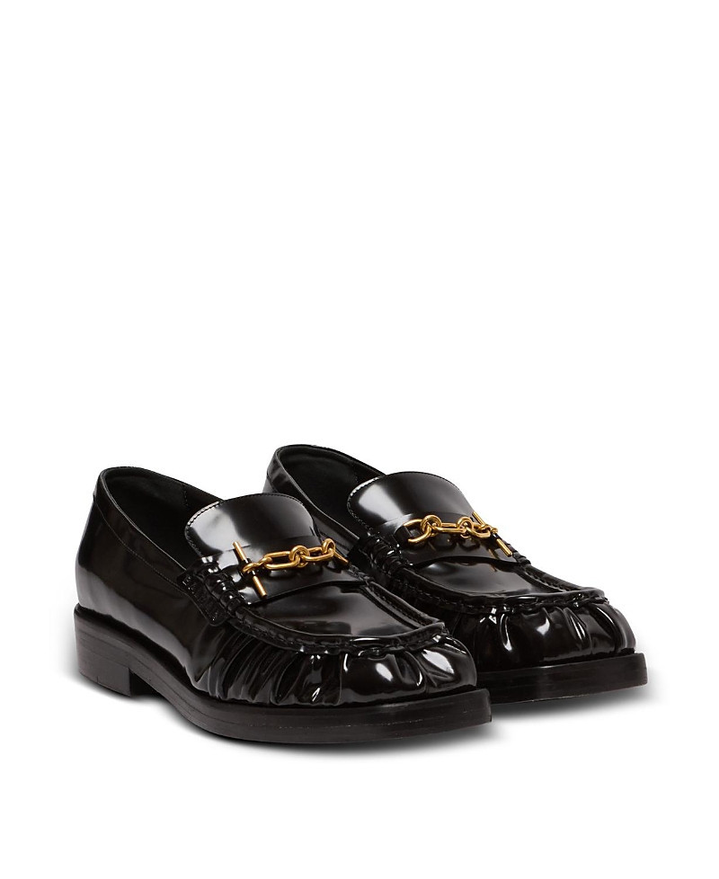 Balmain Men's Sync Glazed Leather Loafers | Bloomingdale's (US)