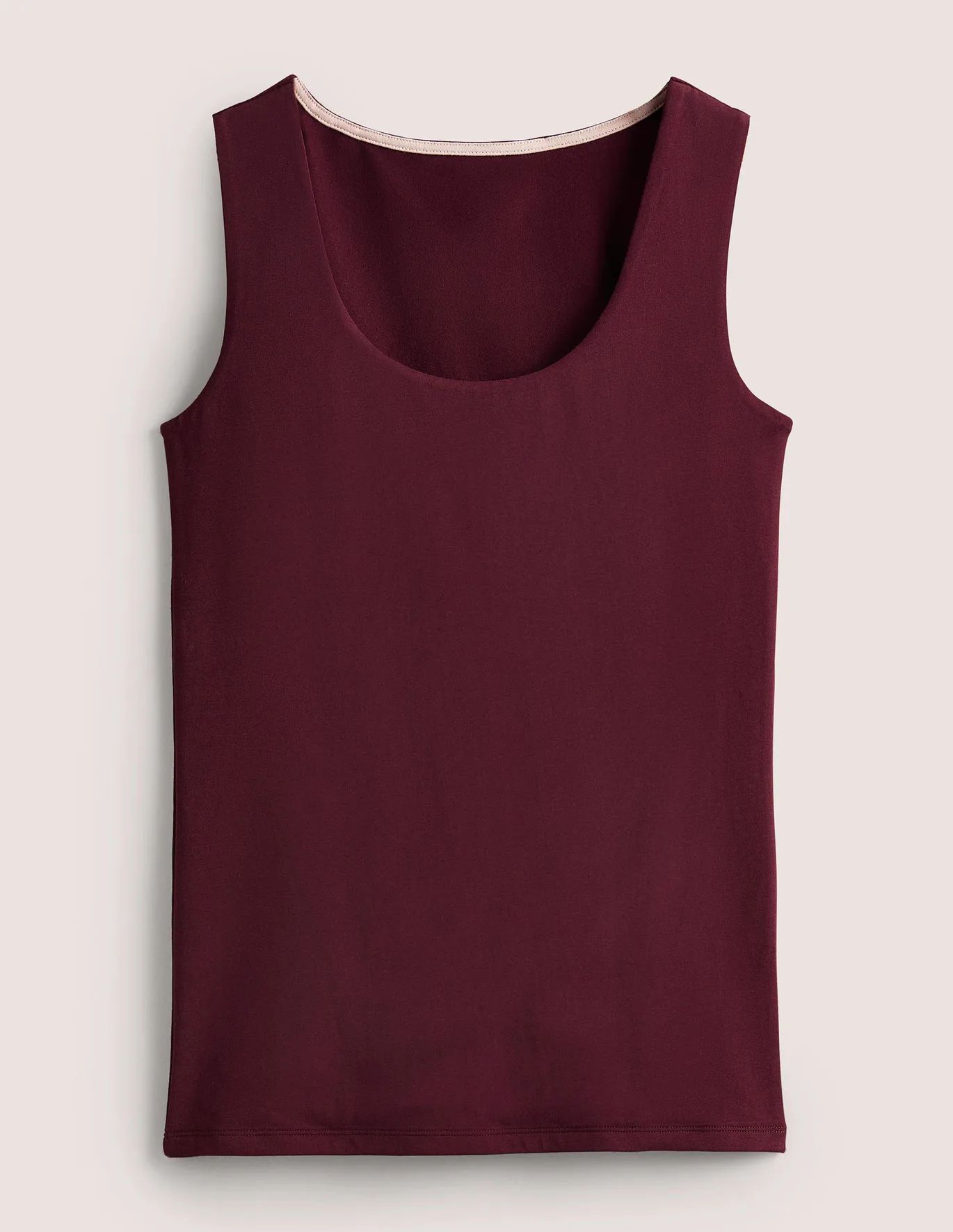 Double Layer Tank - Mulled Wine Purple | Boden US | Boden (US)
