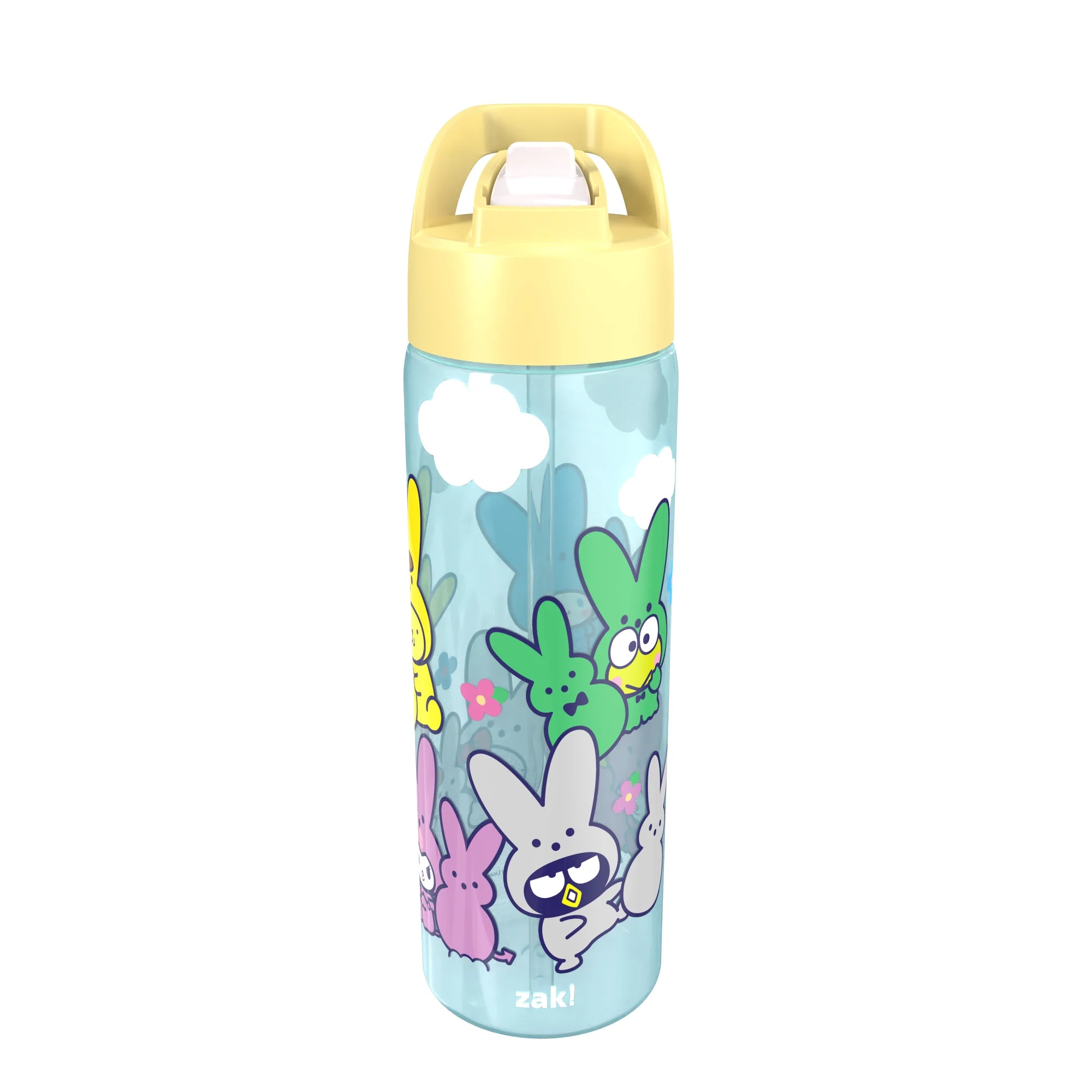 Zak Designs 24.5oz Peeps x Hello Kitty Durable Plastic Fleet Bottle - Blue | Walmart (US)
