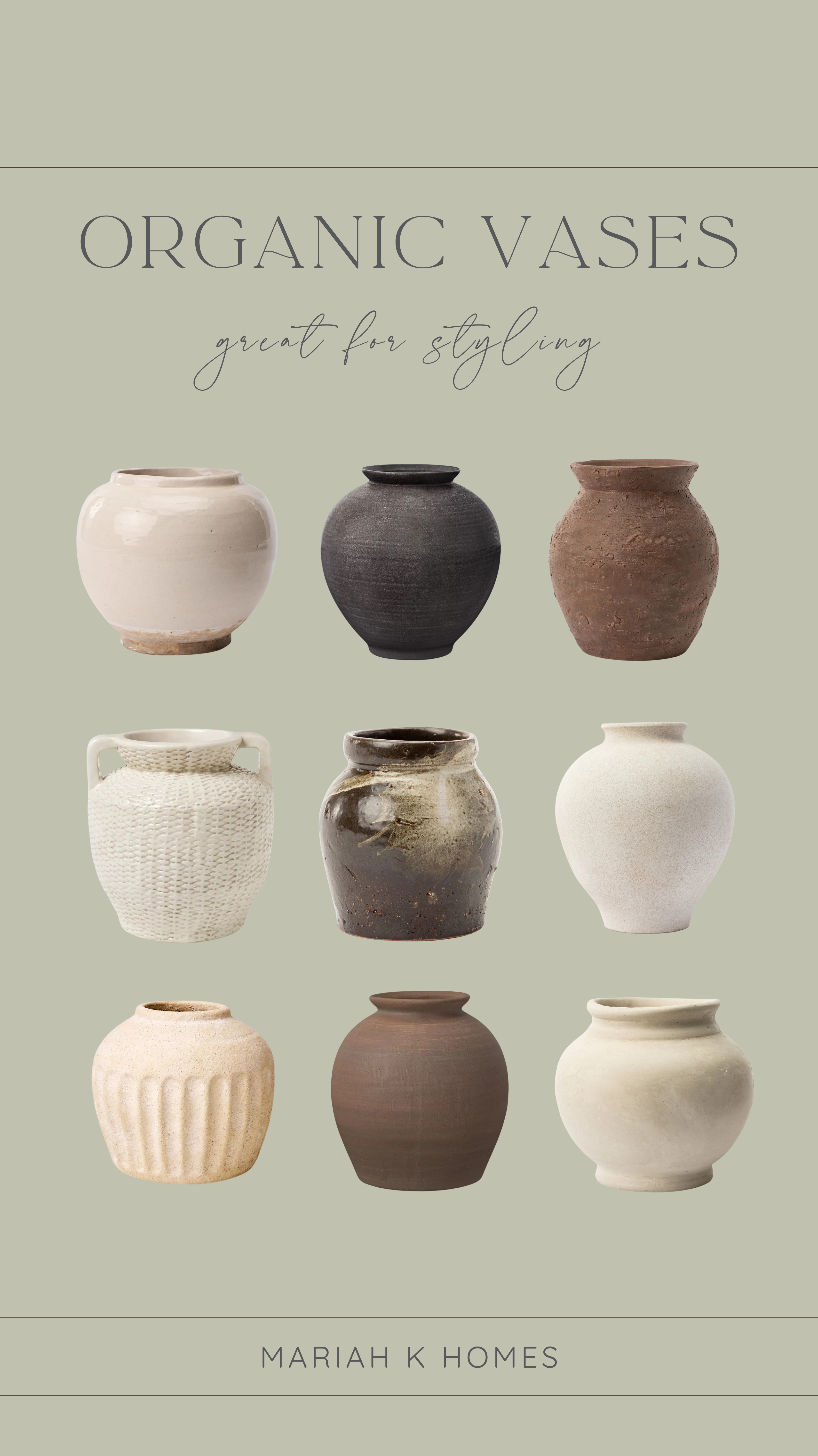 While trends come and go, these vases stay. Textured, organic, and versatile, they’re available in multiple sizes and price ranges and style effortlessly all year long! 

 #LTKHome #LTKSaleAlert