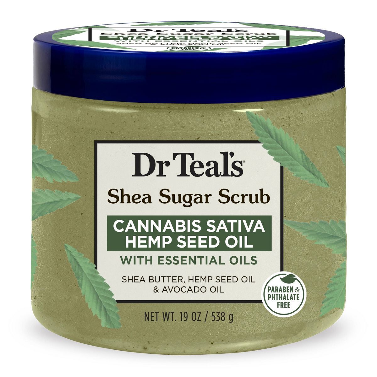Dr Teal's Hemp Seed Oil Shea Sugar Citrus & Bergamot Body Scrub - 19oz | Target