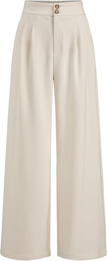 CIDER Wide Leg Trousers for Women High Waist Stylish Pants Elegant | Amazon (US)