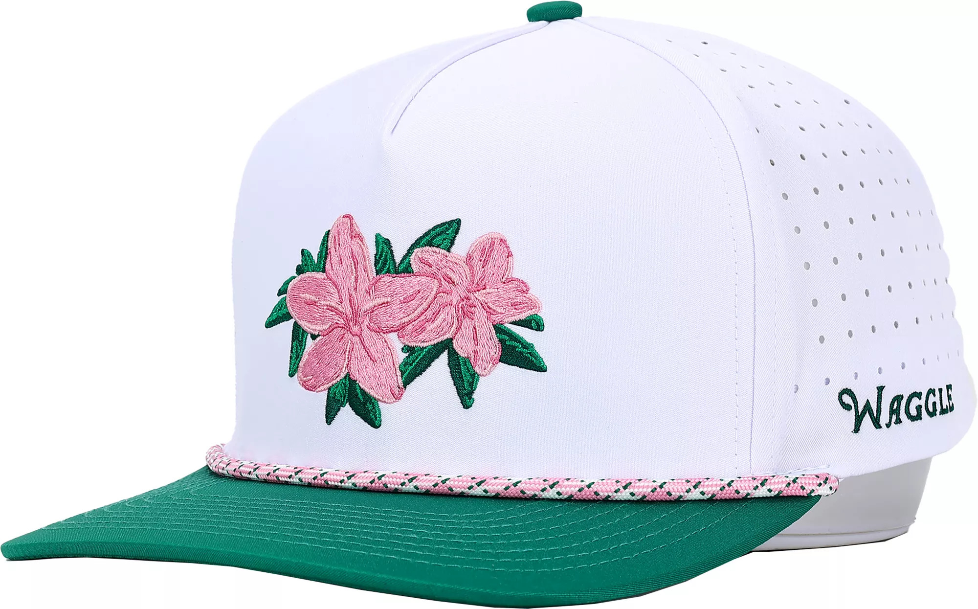 Waggle Men's Azaleas Golf Hat, White | Golf Galaxy