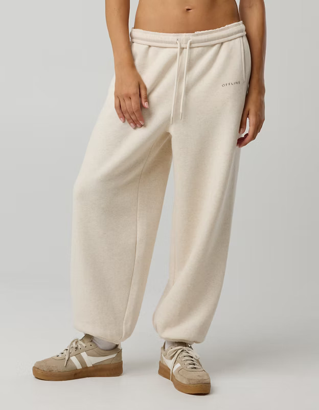 OFFLINE By Aerie Cloud Fleece Baggy Jogger | Aerie