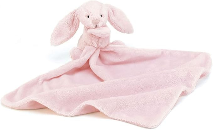 Jellycat Bashful Pink Bunny Baby Stuffed Animal Security Blanket | Amazon (US)