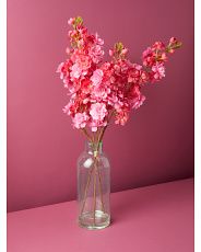 30in Artificial Cherry Blossom Arrangement In Glass Vase | HomeGoods