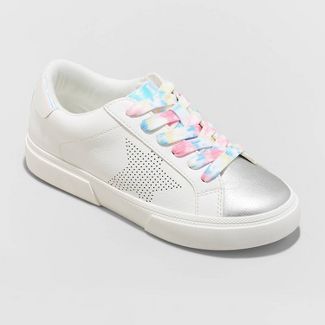 Girls' Talia Lace-Up Sneakers - art class™ White | Target