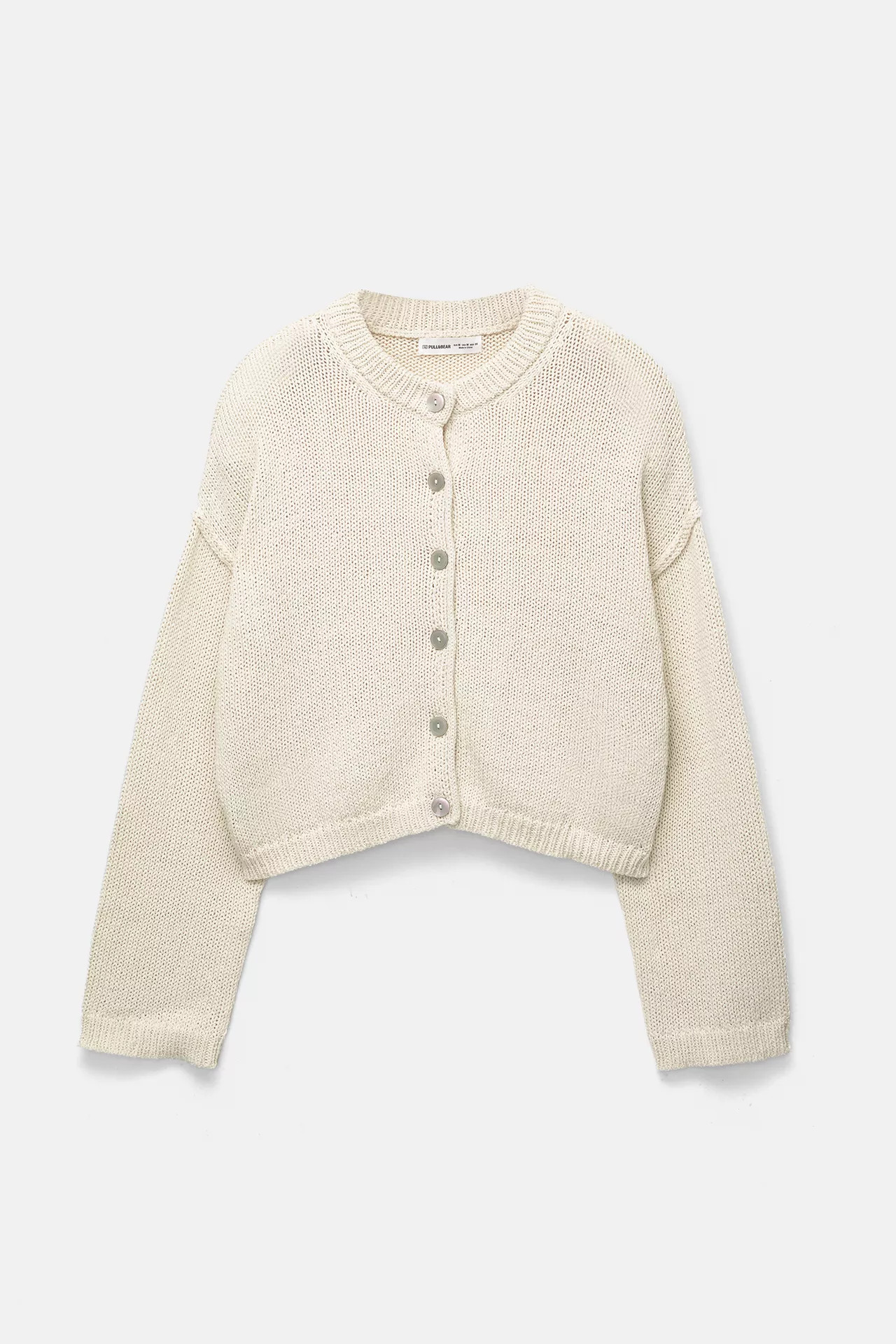 Buttoned cardigan | PULL and BEAR UK