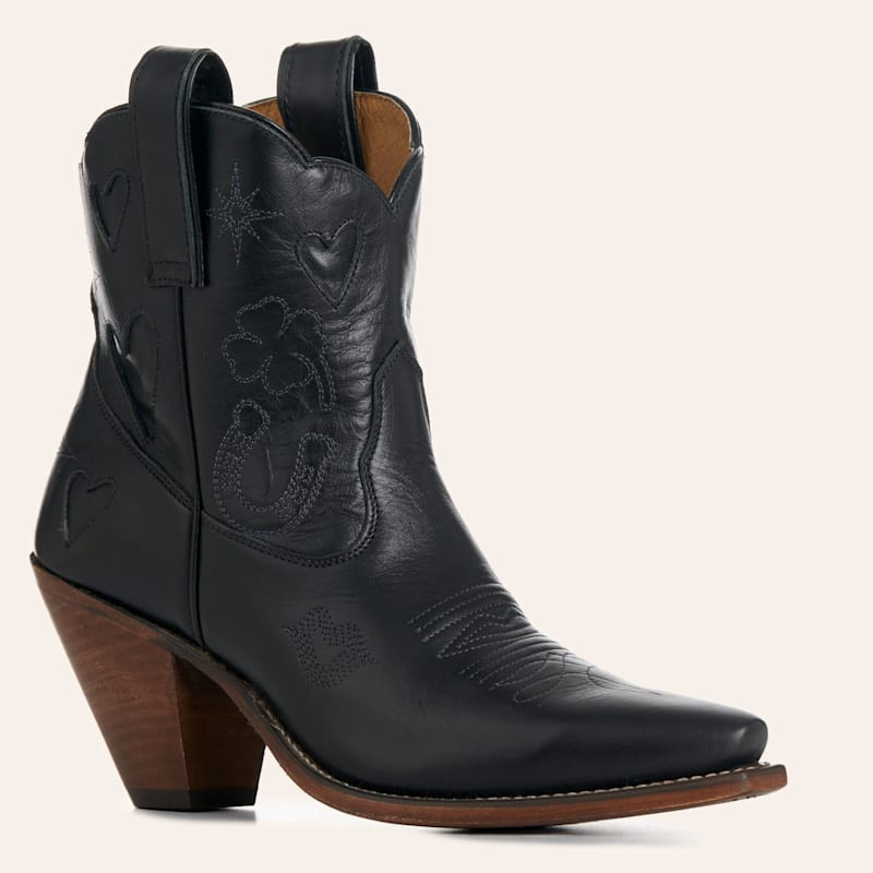 Besita Boots Women's Lucky Black Snip Toe Ankle Boots | Cavender's