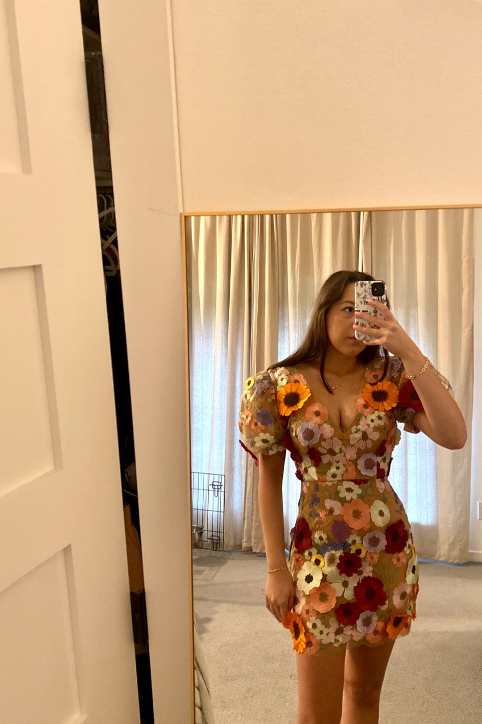 elliatt rosalind floral applique mini dress chloandtell on LTK